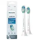 Philips Sonicare HX9022/10 Pack da 2 Testine di Ricambio C2 Optimal Plaque Defence per Spazzolino Elettrico Sonico, con RFID, Per una Pulizia Profonda, Bianco