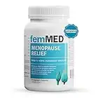 femMED Menopause Relief - Safely Helps Relieve 12 Menopausal Symptoms: Hot Flashes, Night Sweats, Irritability, Mood Swings, Sleep Disturbances, Low Energy, and more. Dr Formulated by Canadian Doctors. (60 Count - 30 Day Supply, Take 1, Twice Daily)