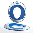 Toddler Toilet Seat - Potty Training Toilet Seat - Kids Toilet Trainer Ring for Boys or Girls | Secure Non-Slip Surface - Bonus Suction Cup Storage Hook