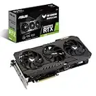 ASUS TUF GAMING NVIDIA GeForce RTX 3080 V2 OC Edition – Carte Graphique Gaming (PCIe 4.0, 10GB GDDR6X, LHR, HDMI 2.1, DisplayPort 1.4a, ventilateurs axiaux, robustesse militaire, GPU Tweak II)