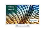 [Amazon Exclusive] Toshiba 24WK3C64DB 24-Inch 720P Smart TV White