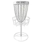 Viking Discs Royal Basket Disc Golf Basket 143 cm de Altura Aprobada por la PDGA para Competiciones de Nivel B - 24 Cadenas en Dos Filas, Fuertes y Estables