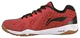 Li Ning APPP003 - Scarpe da ping pong Cloudwalker, colore: Bianco e Rosso, Rosso (Colore: rosso), 41 EU