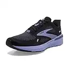 Brooks Women's Launch GTS 9 B Width Running Shoe (BRK-120374 1B 4991640 6.5 (060) Black/Purple)