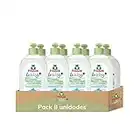 Frosch Baby - Limpiador de Biberones y Tetinas, Elimina Restos de Leche y Comida, Producto Hipoalergénico y Ecológico - Pack de 8 Unidades x 500 ml