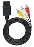 OSTENT AV Audio Video A/V Cable de cable de TV para Nintendo 64 N64 GameCube NGC SNES SFC