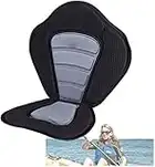 Asiento de Kayak cojín de Kayak Suave con respaldos de Base Antideslizante Ajustable en Kayak con Respaldo Seguro Asiento Generales de Barcos con Bolsa de Transporte Asiento Kayaks sit Piraguas