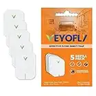 VEYOFLY Insect Catcher, Mosquito, Moth, Fruit Fly - No-Zapper for Indoor - Capture Indoor Insects with Suction (Pack of 5)