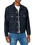 Dockers Herren Trucker Jacke, Morse Dark Indigo, L