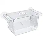 Uniclife Boîte d'élevage de Poissons d'aquarium Réservoir d'incubateur d'écloserie en Acrylique avec ventouses Petite boîte d'isolement pour bébé Petits Poissons Crevettes et Betta