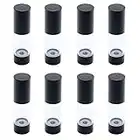 Risbay 8Pcs 1.06Oz/30ml Black Refillable Containers Spray Containers for Perfume,Toner