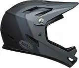 BELL Casco Integral Sanction MTB, Unisex Adulto, Presencias Negro Mate, M 55-57cm