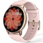 Reloj Inteligente Mujer, IP68 Impermeable Smartwatch Mujer, 1,3" Pantalla Táctil Reloj Deportivo Mujer, con Oxímetro, DIY Esfera Reloj, Monitor Sueño, Podómetro, Pulsómetro para Android iOS