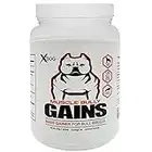 Muscle Bully Gains - Mass Weight Gainer, Whey Protein for Dogs (Bull Breeds, Pit Bulls, Bullies) Increase Healthy Natural Weight (90 Servings)