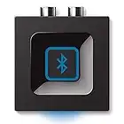 Bluetooth Audio Adapter for Speakers and Music Streaming Sound System, Logitech Wireless Audio Receiver Works with Smart Phones and Tablets (New Version)