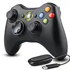 BeaSaf Wireless Controller für Xbox 360, 2.4 GHz Bluetooth Xbox 360 Controller PC Controller mit Empfänger, Gamepad Joystick für Xbox 360/PC Windows 7/8/10/PS3