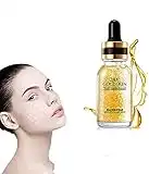 24K Gold Collagen Ampoule Lifting Serum, 24K Gold Serum for Face,Hyaluronic Acid Collagen, Anti-Wrinkle Moisturizing, Lifting, Brightening for All Skin Type (3Pcs)