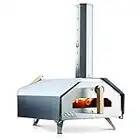 Ooni Pro 16 Multi-Fuel Outdoor Pizza Oven - 16 Inch Outdoor Pizza Oven - Outdoor Kitchen Pizza Making Oven