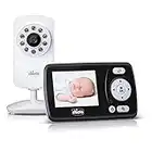 Chicco Video Baby Monitor Smart, Vigilabebés con Cámara para Ver a Bebés y Niños con Pantalla a Color LCD 2.4", Alcance de 200 m, Visión Nocturna, Activación por Voz y Batería de Larga Duración