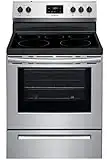 Frigidaire FCRE3052AS 30" Freestanding Electric Range with 5.3 cu. ft. Capacity Quick Boil Store-More Storage Drawer and SpaceWise Expandable Elements in Stainless Steel