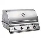 Built In Propane Grill | Drop In 4 Burner | Stainless Barbeque | Outdoor Kitchen BBQ | Quality Grills | Upgrage Your Grill With Luxury Outdoor Cooking By Blaze Grills