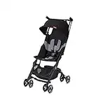 gb Pockit+ All-Terrain, Ultra Compact Lightweight Travel Stroller with Canopy and Reclining Seat in Velvet Black