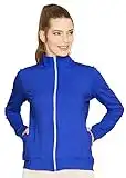 Stretch is Comfort Girl's Techno Jacket Royal Blue X-Large