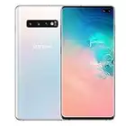 Samsung Galaxy S10+ Plus 128 GB / 8 GB RAM SM-G975F ibrido/Dual-SIM (solo GSM, senza CDMA) Smartphone 4G/LTE sbloccato di fabbrica - Versione internazionale (bianco prisma, 128 GB) (Ricondizionato)