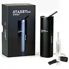 Xmax Starry V3 + Glass Bubbler by Jurassic, Premium 2-in-1 Dry Herb & Concentrate Vaporizer. 2600mAh Battery, Ceramic Chamber, Magnetic Mouthpiece, OLED Display (Latest Version)