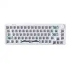 GK GAMAKAY LK67 65% RGB Modular DIY Mechanical Keyboard, 67 Keys Hot Swappable 3pin/5pin Switch, Programmable Triple Mode Bluetooth 5.0/USB-C Wired/2.4GHz Wireless Customized Keyboard Kit (White)