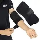 Vive Elbow Brace - Tennis Compression Sleeve - Wrap for Golfers, Bursitis, Left or Right Arm - Tendonitis Support Strap for Golf, Men and Women - Epicondylitis and Sports Recovery Pain Relief