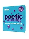 Bliss Poetic Waxing At Home Wax Kit - 5.3 Fl Oz - Microwavable Stripless Wax Hair Removal Kit - Fragrance Free - Safe for All Skin Types - 6 PC Set