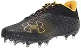 Under Armour Men's Blur Nitro Mc Football Shoe, Black (003)/Steeltown Gold, 8