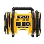 Dewalt Akku-Kompakt-Kompressor (12V-Anschluss oder 18V Akku, 11 bar, für Fahrrad- und Autoreifen, Rollstühle, Schlauchboote, Luftkissen und Matratzen, inkl. Zubehör, ohne Akku und Ladegerät) DCC018N