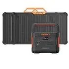 Jackery Solar Generator 1000 PRO, 1002Wh Power Station with 2 * 80W Solar Panels, AC Fast Charging in 1.8 Hours, Dual PD 100W Ports, Two-Sided Sunlight Absorption, for RV Camping & Power Outages