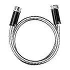 BEAULIFE 304 Stainless Steel Metal Short Garden Hose 3 Feet Flexible, Portable & Lightweight Kink Free Garden Water Outdoor Hose