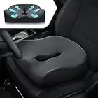 DiffCar 2023 Upgraded Seat Cushion for Coccyx Sciatica Tailbone Pain Relief, Car Accessories Car Seat Cushion for Car Seat Driver, for Truck Driver,Short People,for Office Chair,Wheelchair,Plane