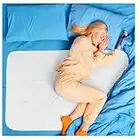 Priva Premium Ultra Waterproof Sheet and Mattress Pad Protector, Ideal for Children and Adults Incontinence Protection, Innovative 4 Layers Design, Guaranteed 300 Machine Washes, 5 Cups Absorbency (24"x34")