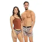 Warriors & Scholars W&S Matching Underwear for Couples - Couples Matching Undies, Camo, Bikini Brief, Medium