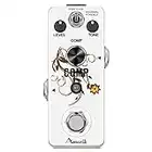 Amuzik Compressor Guitar Effect Pedal Analog Compression Ultimate Comp Effect Pedals for Electric Guitar Comp Pedal Ture Bypass