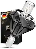 M. ROSENFELD Shisha Molassefänger Diamant – BLACK DIAMOND – 100% mehr Durchzug, saubere Wasserpfeife, und stilvolles Design für alle Shishas mit 18/8 Schliff