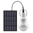 GreeSuit Bombilla de LED Solar Portatil Lampara solares ampoule alimentée par énergie projecteur lampe à portative avec panneau solaire pour randonnée extérieure camping tente éclairage de pêche