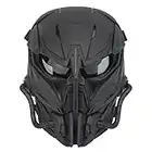 Anyoupin Punisher Mask,Full Face Alien Mask for Halloween Airsoft and Other Outdoor Activities Black