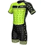 Sparx Combinaison de triathlon pour homme – Aero Triathlon pour homme – Combinaison de triathlon à manches courtes (taille M, ancres)