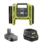 RYOBI 18-Volt Dual Function InflatorDeflator Kit with Battery and Charger (NO Retail Packaging, Bulk Packaged)