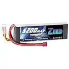 Zeee 3S LiPo Akku 11,1V 5200mAh 60C RC Batterie mit Deans T Stecker für RC Car RC Truck RC Auto Boot Helicopter LKW Truggy RC Hobby