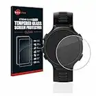 Savvies Verre Trempé compatible avec Garmin Forerunner 735XT Vitre Protection Ecran, Film Trempé de Verre, Dureté 9H