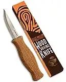 BeaverCraft Sloyd Knife C4 3.14" Wood Carving Sloyd Knife for Whittling and Roughing for Beginners and Profi - Durable High Carbon Steel - Spoon Carving Tools - Thin Wood Working (Whittling Knife)