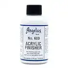 Angelus Brand Acrylic Leather Paint Finisher compatible with Wool, No. 600-4oz