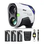 Nikon 6 x 21 CoolShot Pro II Stabilized Laser Rangefinder 16758 Bundle with Nikon Lens Pen, Rangefinder Tether and Batteries (6 Items)